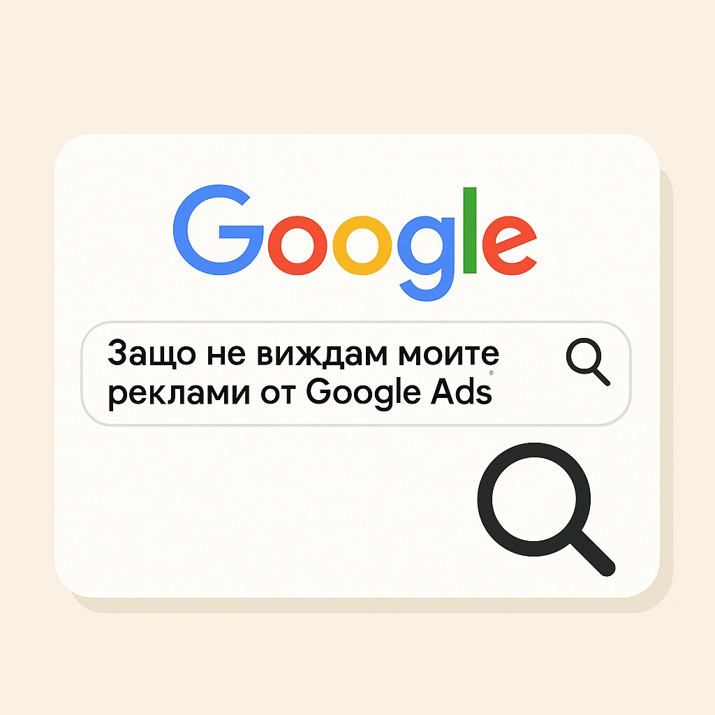 Не виждам рекламите си в Google търсачката
