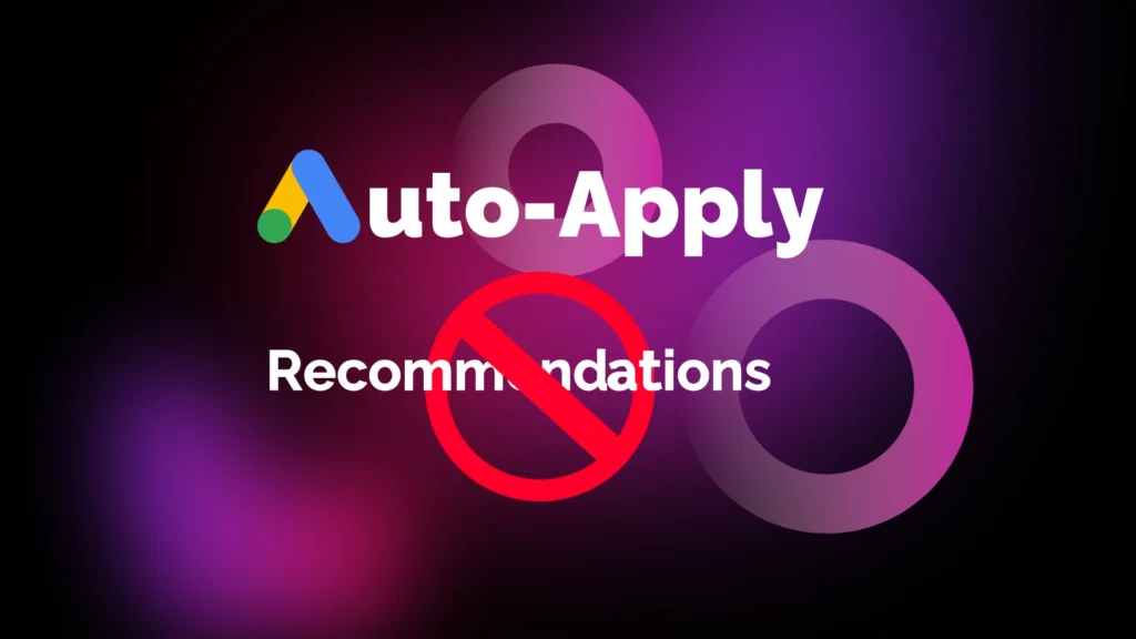 auto-apply recommendations - автоматични препоръки